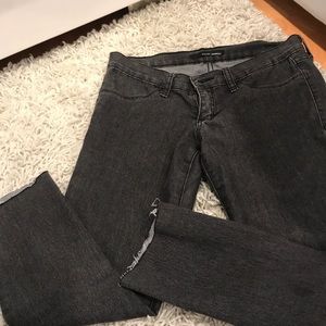 Dark grey skinny jeans